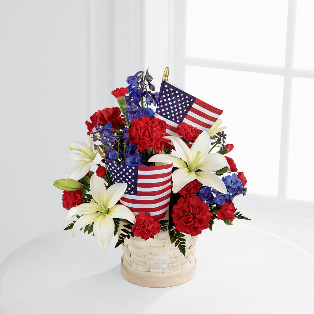 American Glory Bouquet – Unique Flowers And Wedding, Miami FL