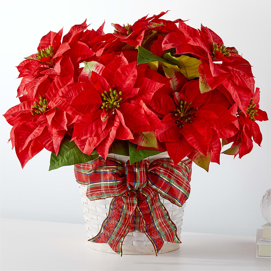 Happiest Holidays Poinsettia – Unique Flowers And Wedding, Miami FL