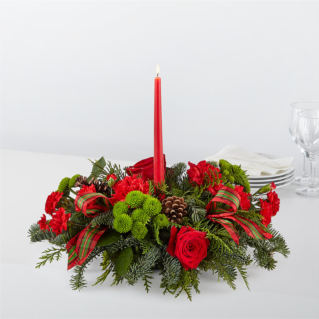 By the Candlelight Centerpiece – Unique Flowers And Wedding, Miami FL