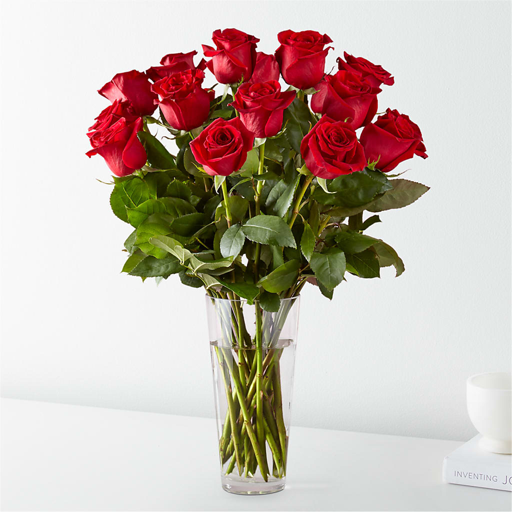 Long Stem Red Rose Bouquet – Unique Flowers And Wedding, Miami FL