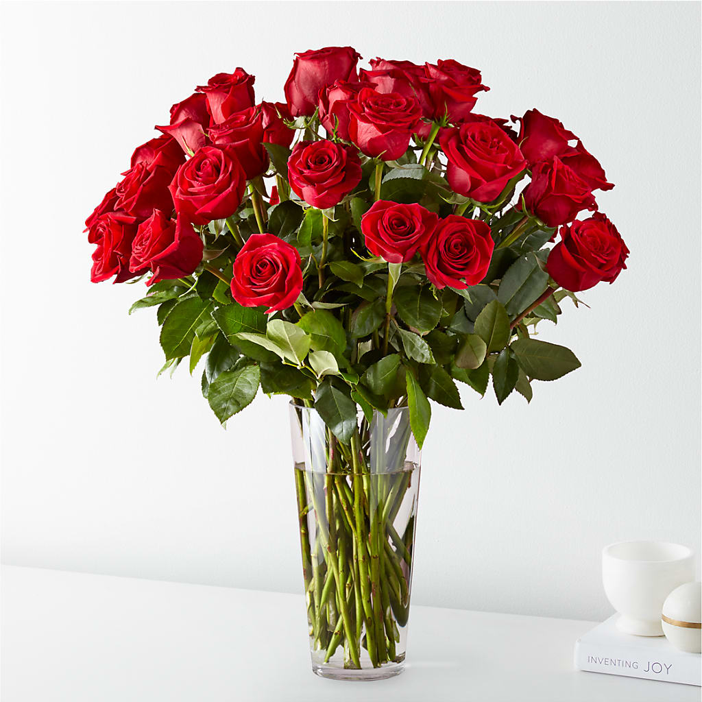 Long Stem Red Rose Bouquet – Unique Flowers And Wedding, Miami FL