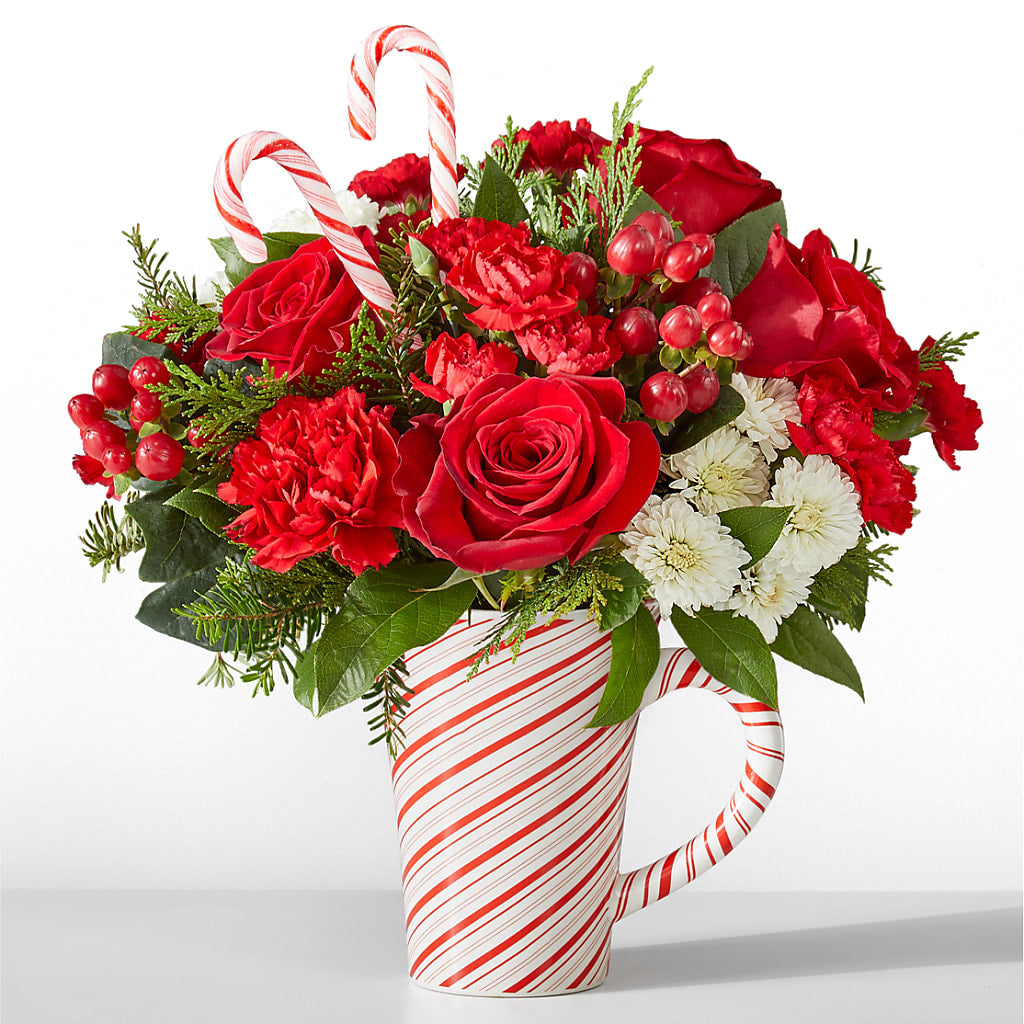 Peppermint Swirl Mug – Unique Flowers And Wedding, Miami FL