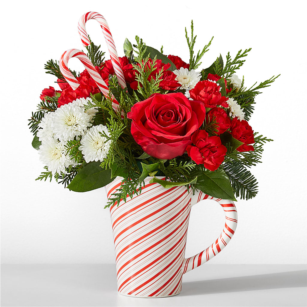 Peppermint Swirl Mug – Unique Flowers And Wedding, Miami FL