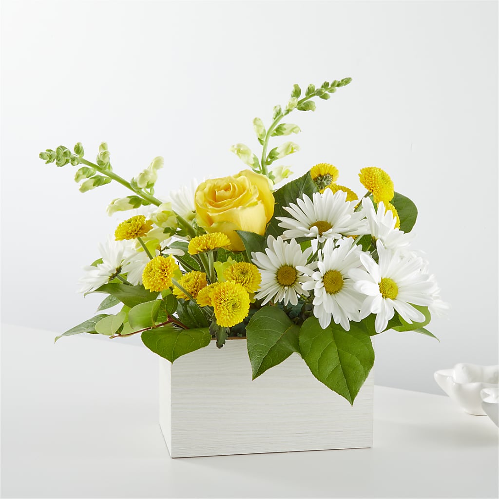 Sun Salutation Box Bouquet – Unique Flowers And Wedding, Miami FL