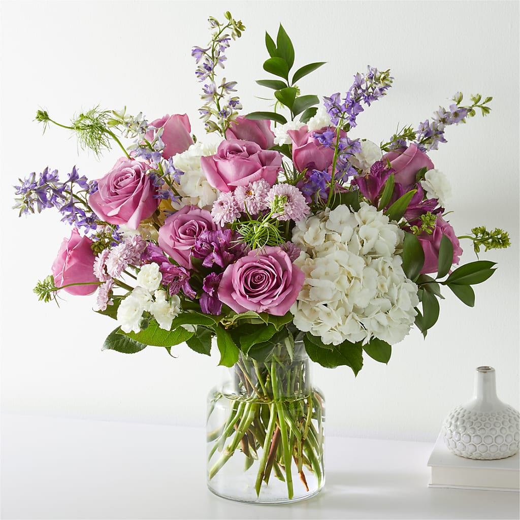 Violet Caress Bouquet – Unique Flowers And Wedding, Miami FL