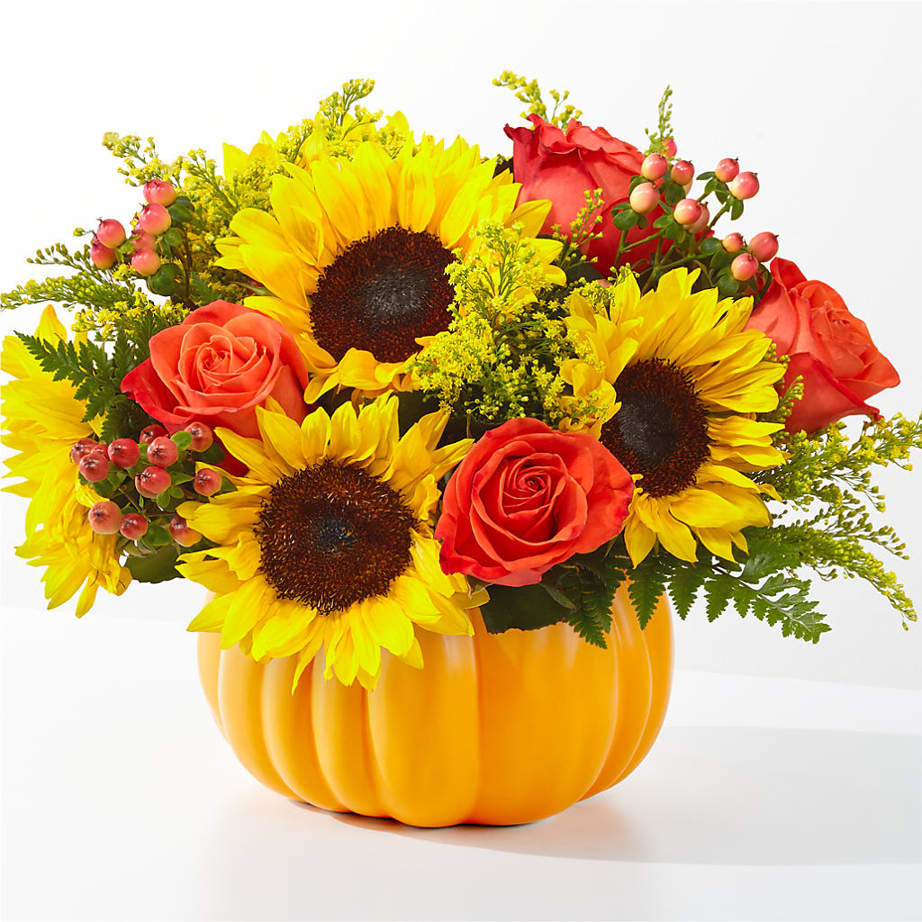 Pick of the Patch Pumpkin Bouquet – Unique Flowers And Wedding, Miami FL