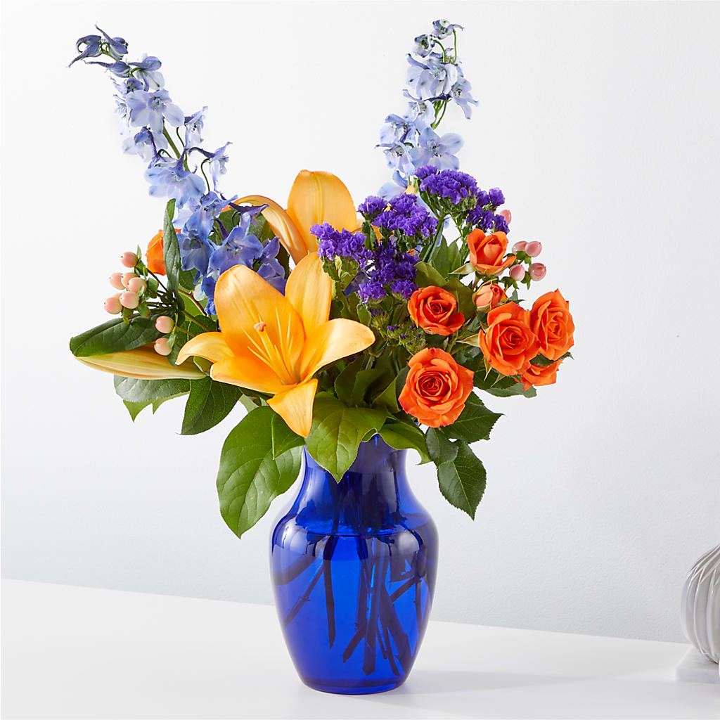 Radiant Citrus Bouquet – Unique Flowers And Wedding, Miami FL