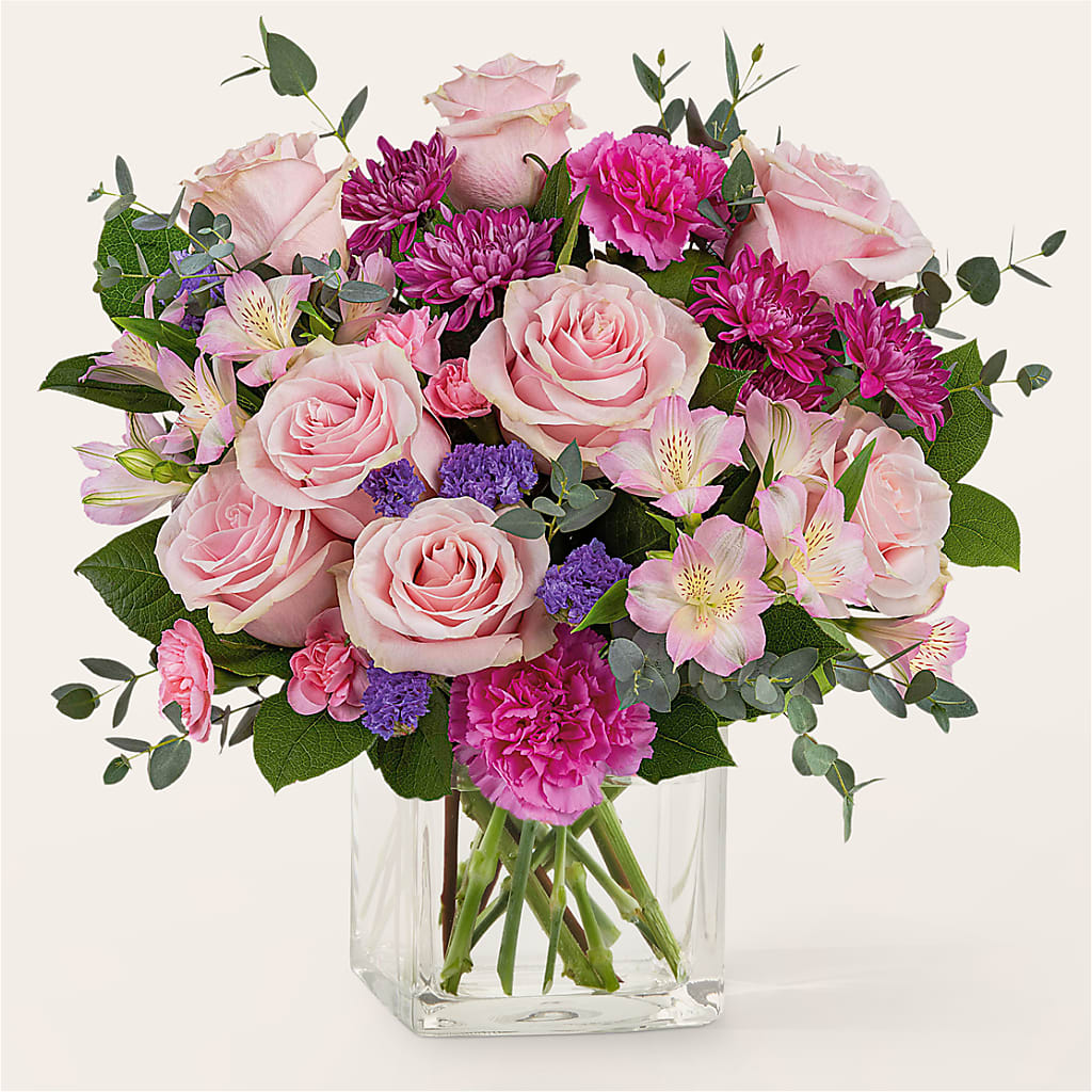 Rosy Radiance Bouquet – Unique Flowers And Wedding, Miami FL