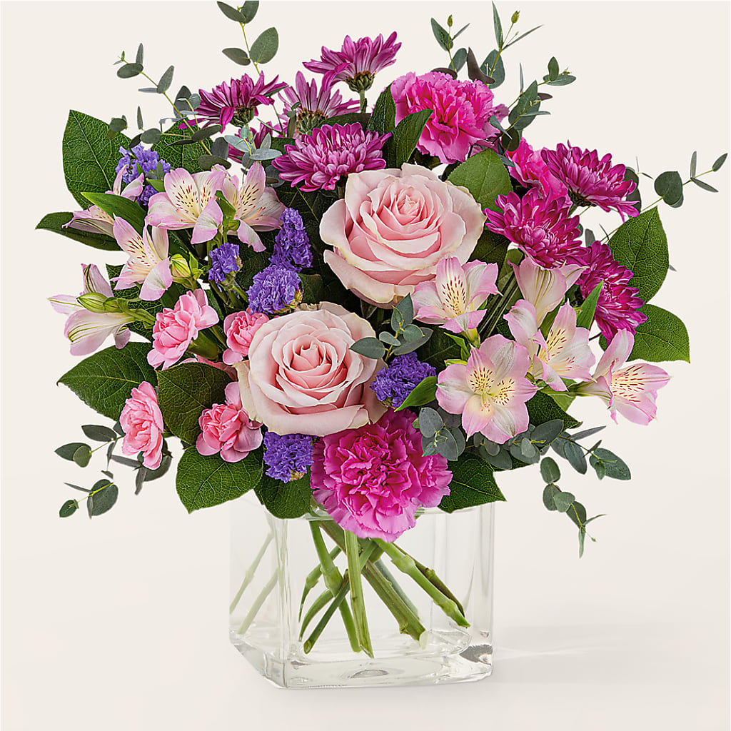 Rosy Radiance Bouquet – Unique Flowers And Wedding, Miami FL