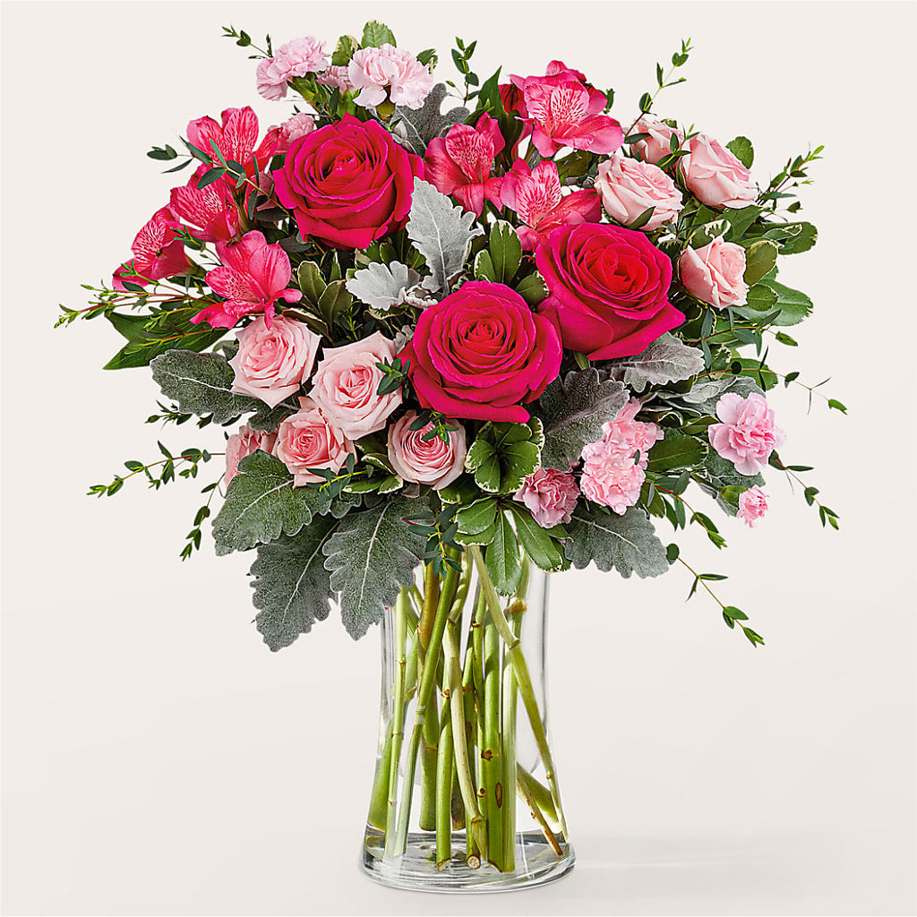 Tickled Pink Bouquet – Unique Flowers And Wedding, Miami FL