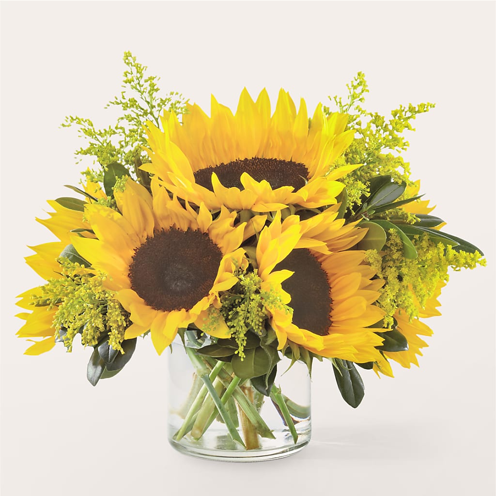 Beaming Sunflower Bouquet – Unique Flowers And Wedding, Miami FL