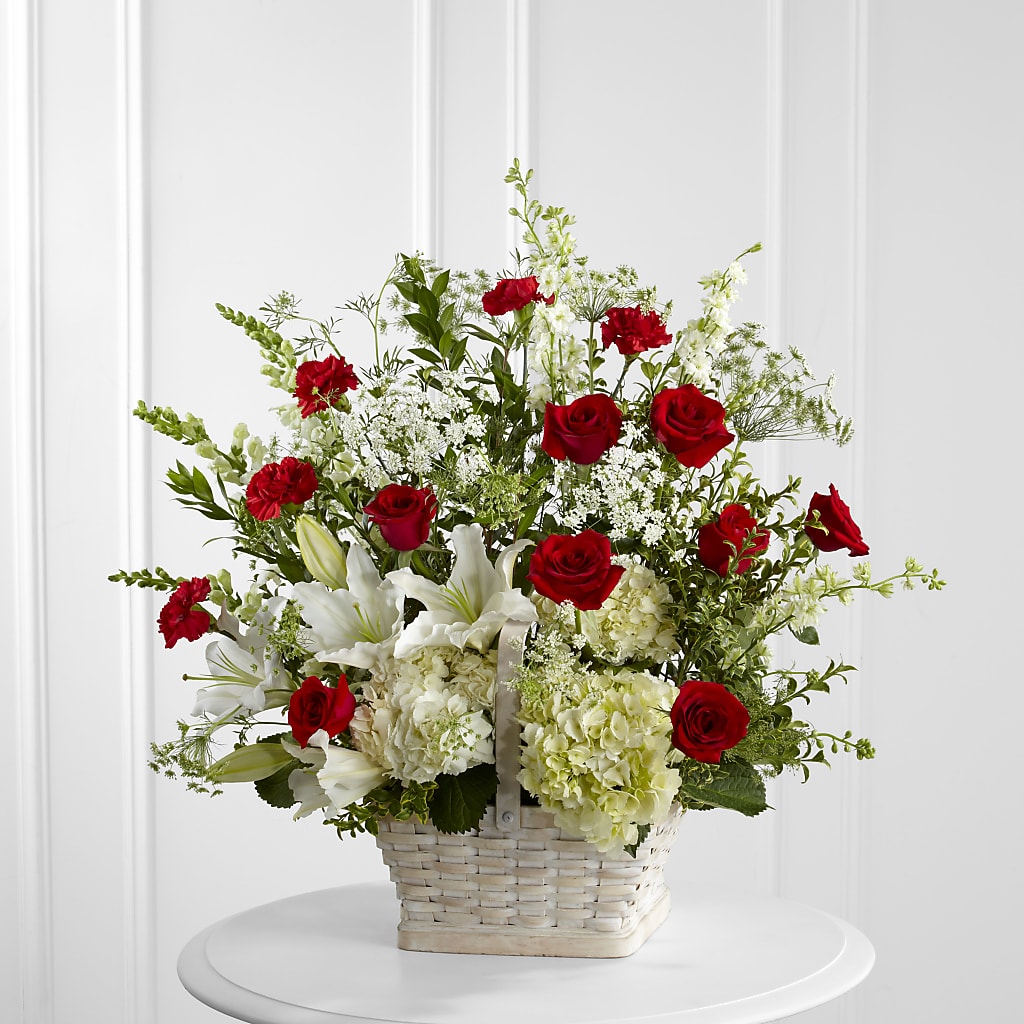 In Loving Memory Arrangement – Unique Flowers And Wedding, Miami FL