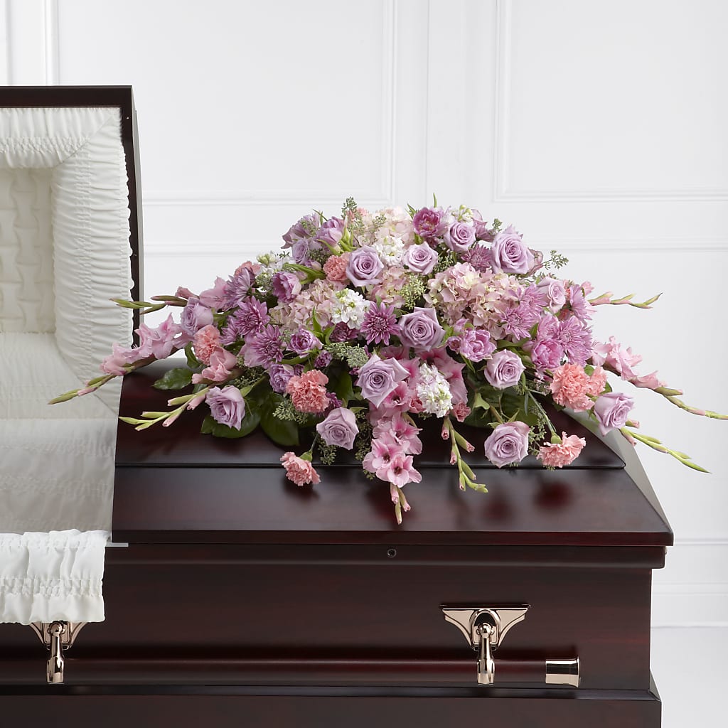 Immorata Casket Spray – Unique Flowers And Wedding, Miami FL