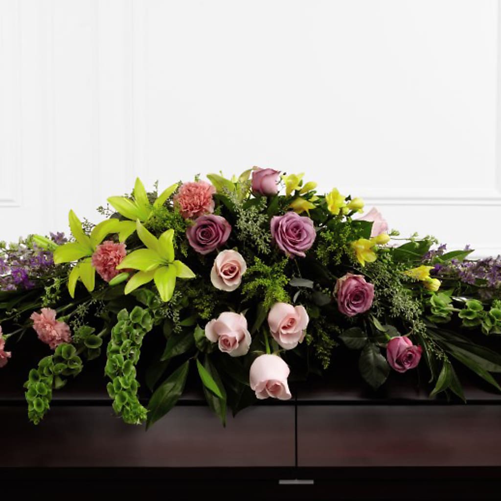 Forever Beloved Casket Spray – Unique Flowers And Wedding, Miami FL