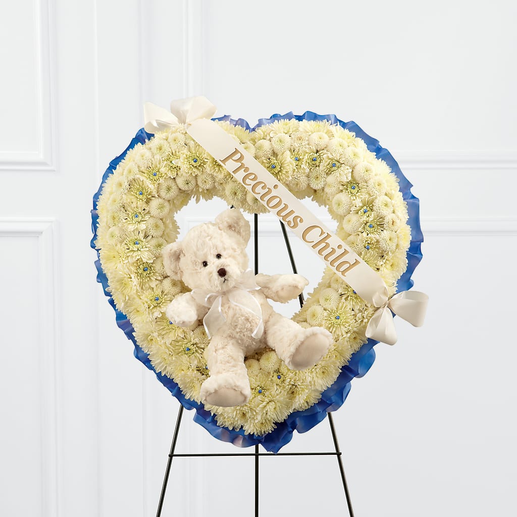 Precious Child Standing Heart – Unique Flowers And Wedding, Miami FL