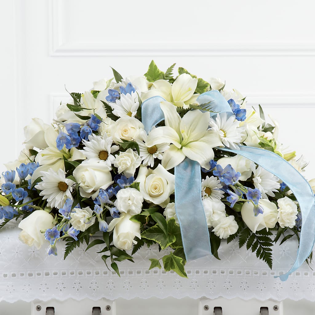 Tender Treasure Casket Spray – Unique Flowers And Wedding, Miami FL