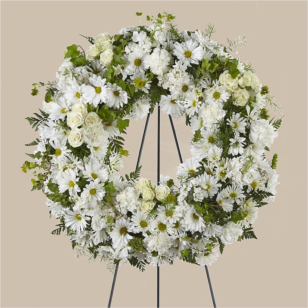 Faithful Wishes Wreath – Unique Flowers And Wedding, Miami FL