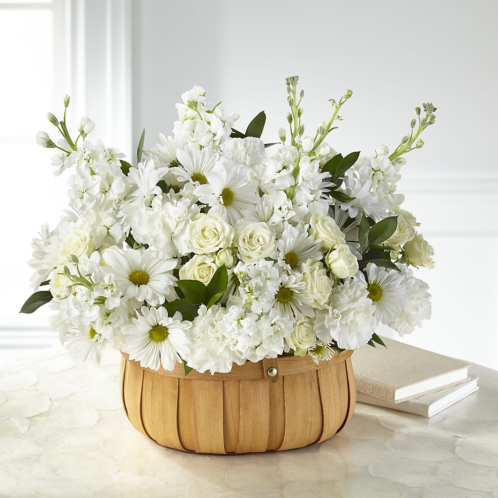 Graceful Garden Basket – Unique Flowers And Wedding, Miami FL