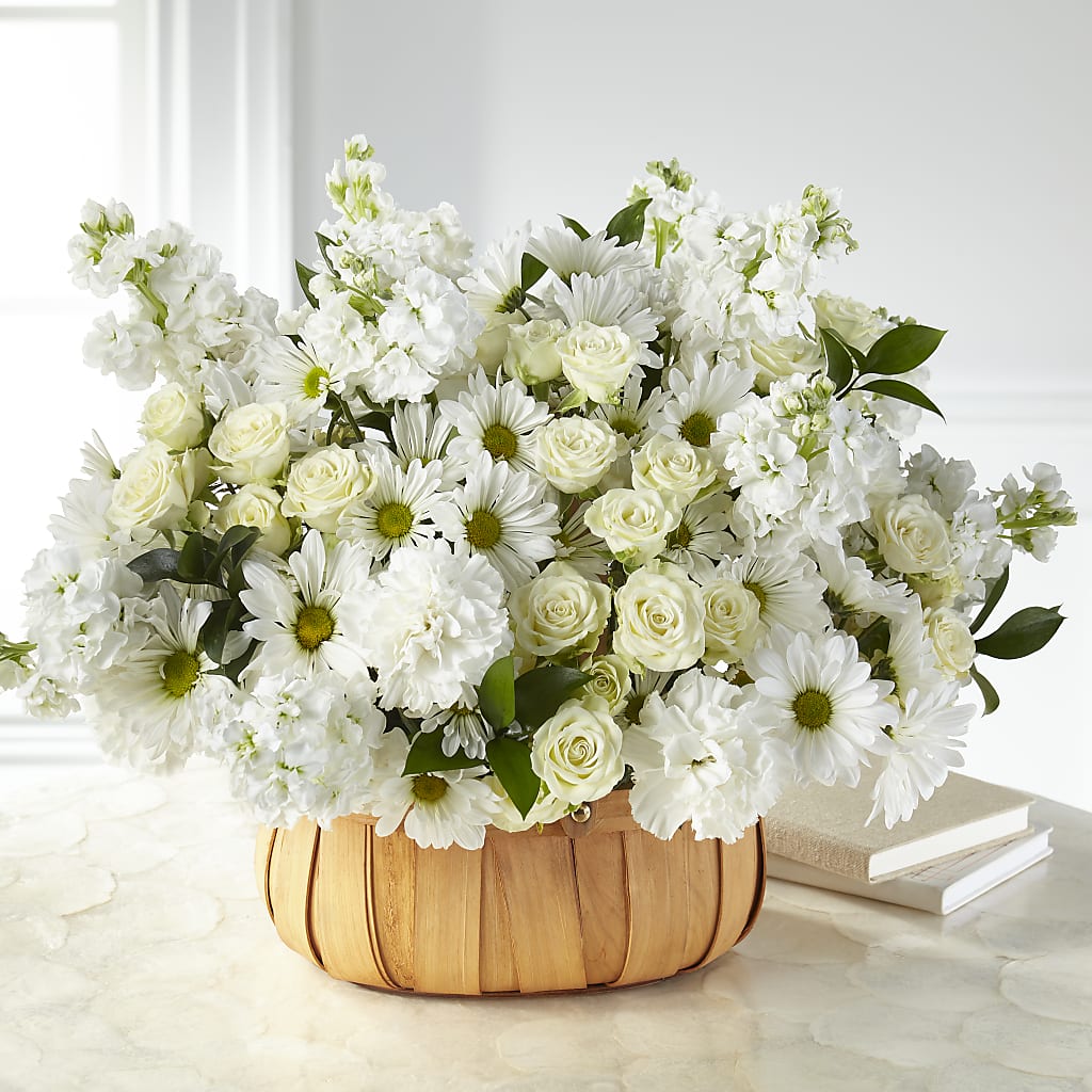 Graceful Garden Basket – Unique Flowers And Wedding, Miami FL