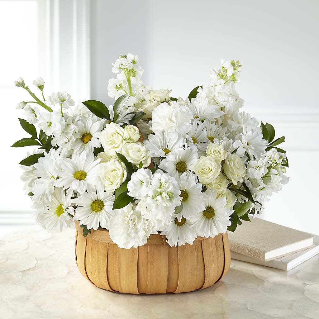Graceful Garden Basket – Unique Flowers And Wedding, Miami FL