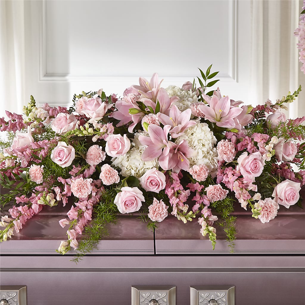 Life & Remembrance Casket Spray – Unique Flowers And Wedding, Miami FL