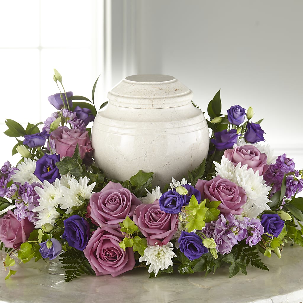 Blooming Sympathy Cremation Adornment – Unique Flowers And Wedding, Miami FL