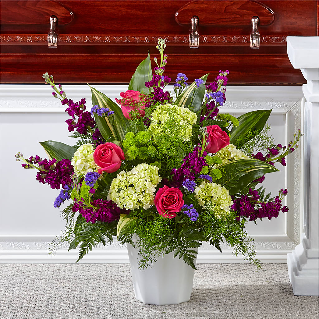 Beautiful Horizons Floor Basket – Unique Flowers And Wedding, Miami FL