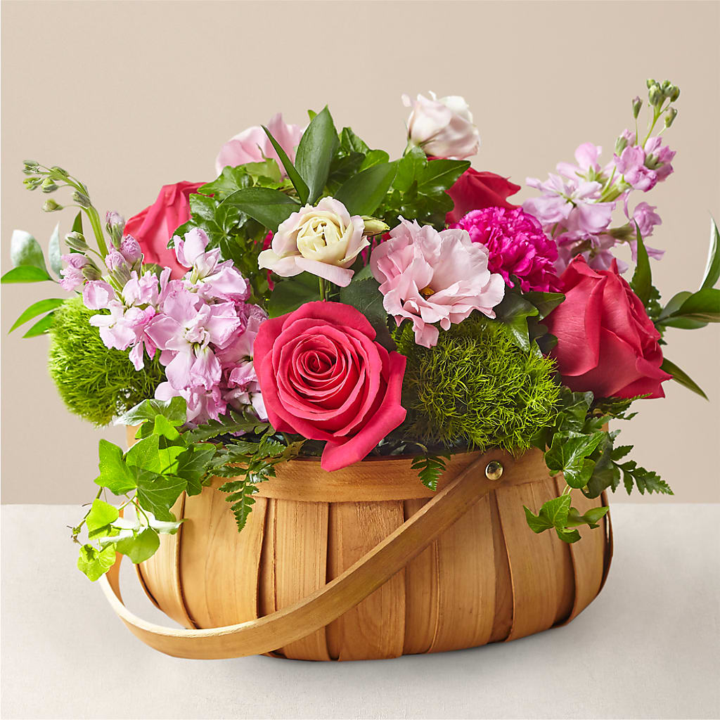 Radiance in Bloom Basket – Unique Flowers And Wedding, Miami FL