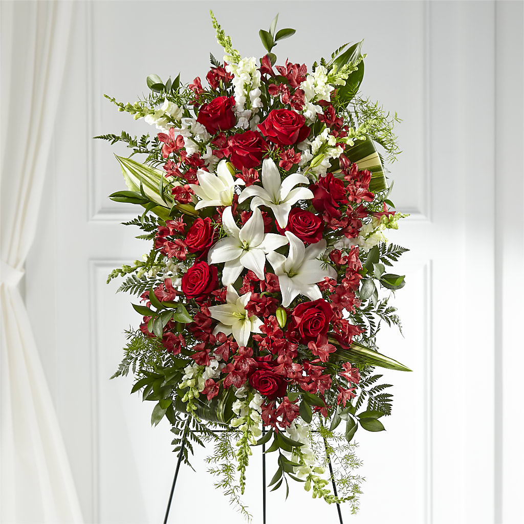 Everlasting Memory Standing Spray – Unique Flowers And Wedding, Miami FL