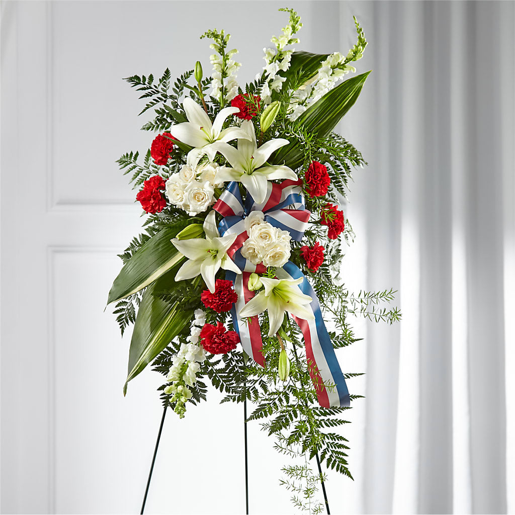 Stars of Life Standing Spray – Unique Flowers And Wedding, Miami FL