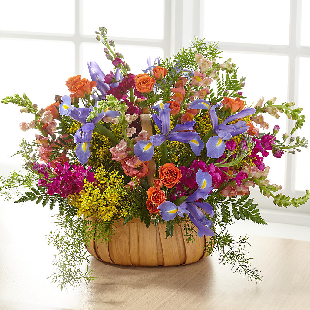 Garden of Life Basket – Unique Flowers And Wedding, Miami FL