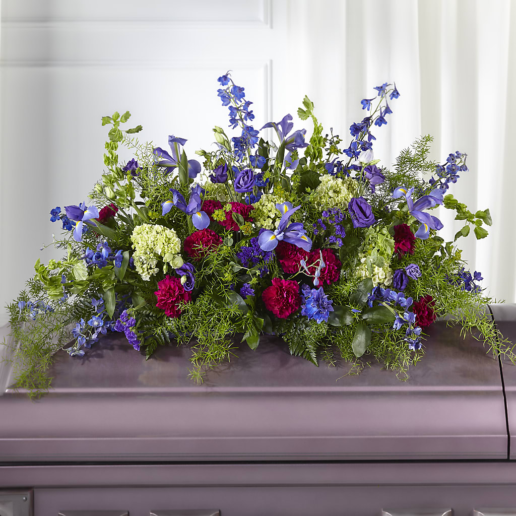 Always Treasured Casket Spray – Unique Flowers And Wedding, Miami FL