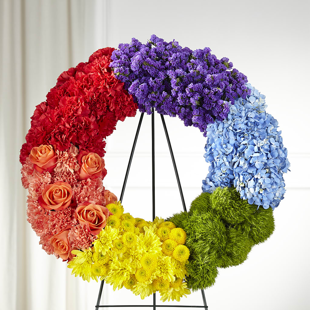Circle of Love Wreath – Unique Flowers And Wedding, Miami FL