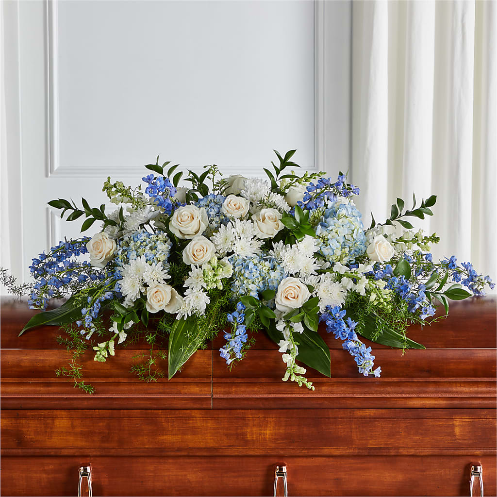 Timeless Essence Casket Spray – Unique Flowers And Wedding, Miami FL