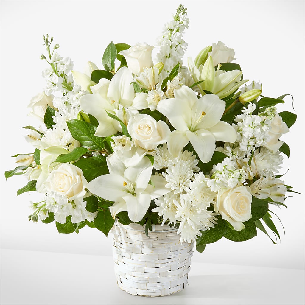Peaceful Reflections Arrangement – Unique Flowers And Wedding, Miami FL
