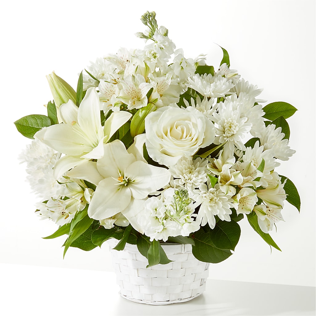 Peaceful Reflections Arrangement – Unique Flowers And Wedding, Miami FL