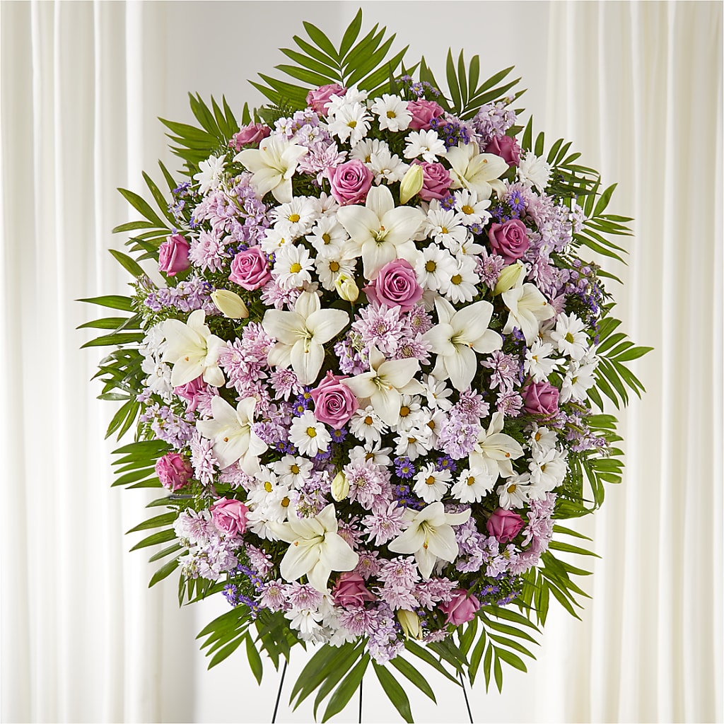 Surrounded by Love Standing Spray – Unique Flowers And Wedding, Miami FL
