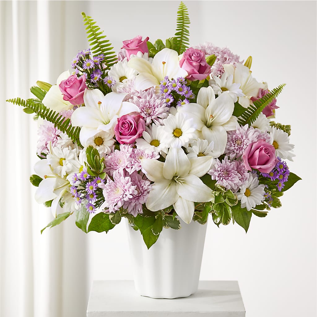 Warmest Thoughts Tabletop Basket – Unique Flowers And Wedding, Miami FL