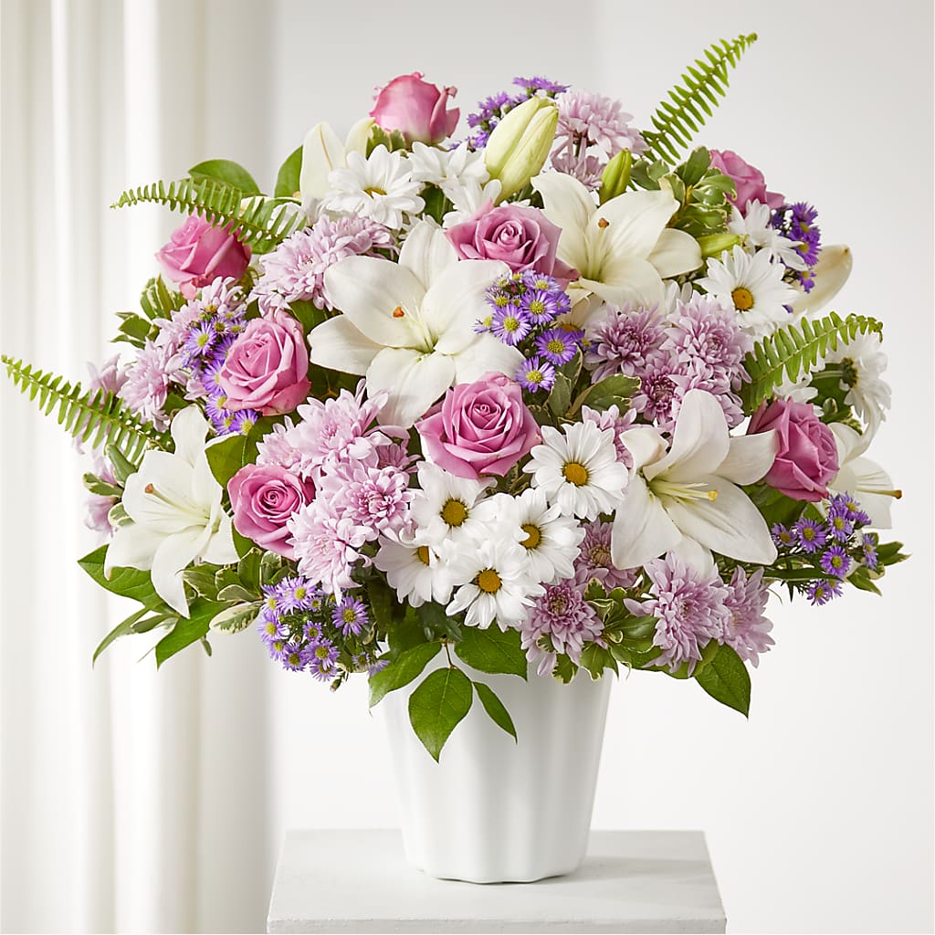 Warmest Thoughts Tabletop Basket – Unique Flowers And Wedding, Miami FL