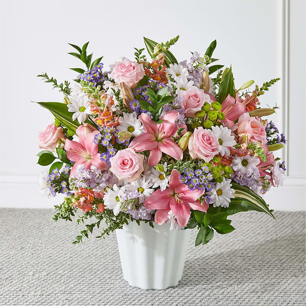Abundant Compassion Floor Basket – Unique Flowers And Wedding, Miami FL