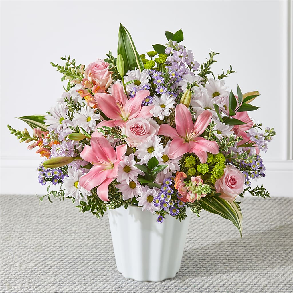 Abundant Compassion Floor Basket – Unique Flowers And Wedding, Miami FL
