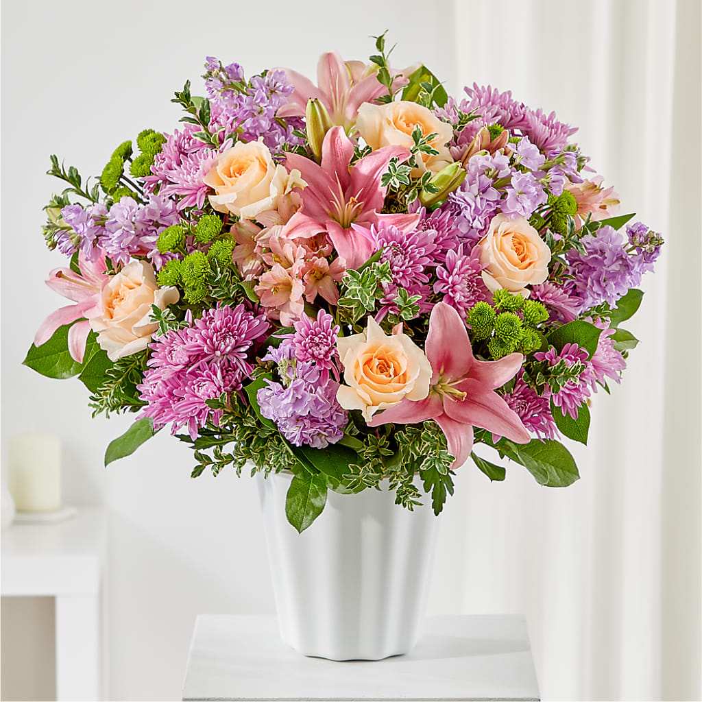 Supportive Embrace Tabletop Basket – Unique Flowers And Wedding, Miami FL