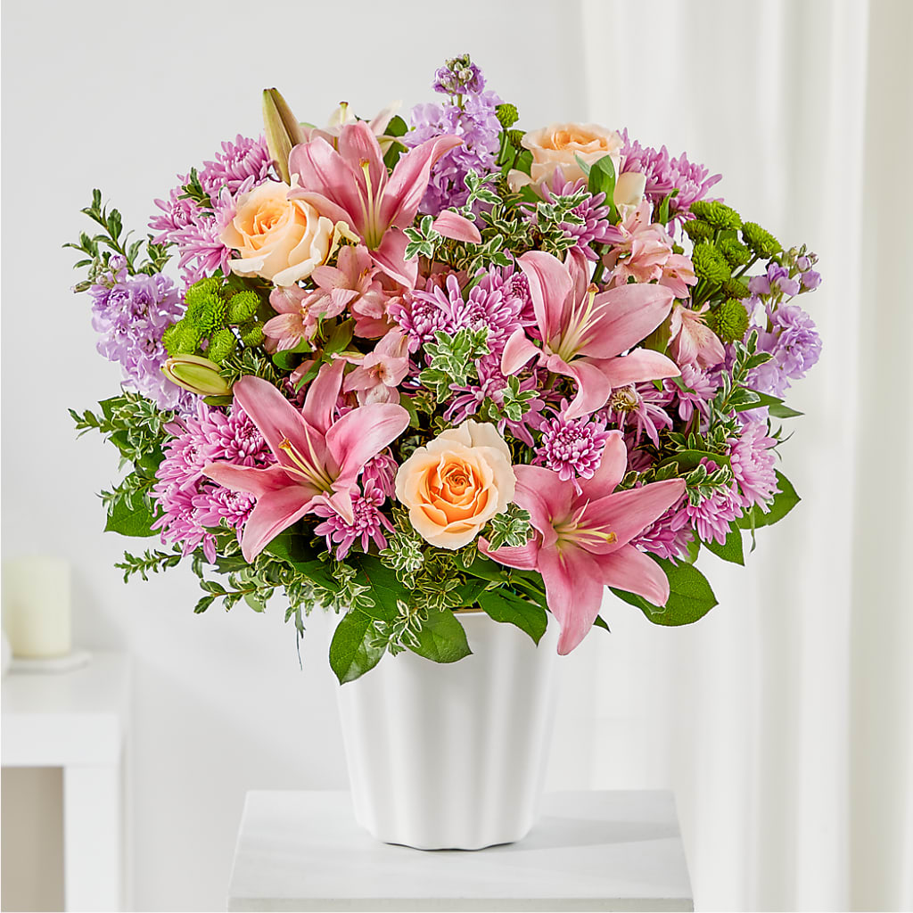 Supportive Embrace Tabletop Basket – Unique Flowers And Wedding, Miami FL