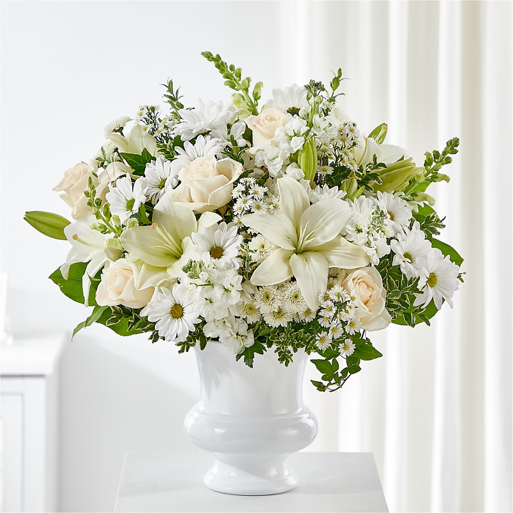 Uplifting Urn Arrangement – Unique Flowers And Wedding, Miami FL