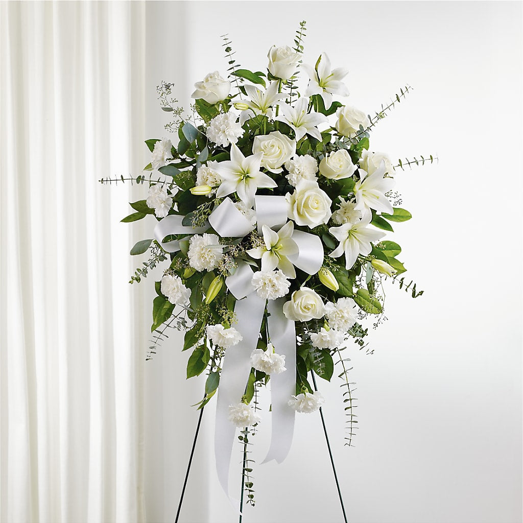 With Care Standing Spray – Unique Flowers And Wedding, Miami FL