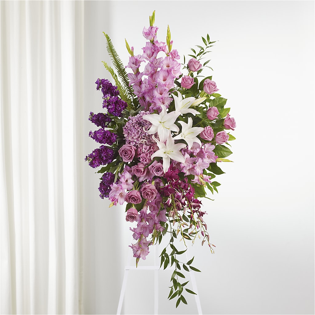 Never Alone Standing Spray – Unique Flowers And Wedding, Miami FL