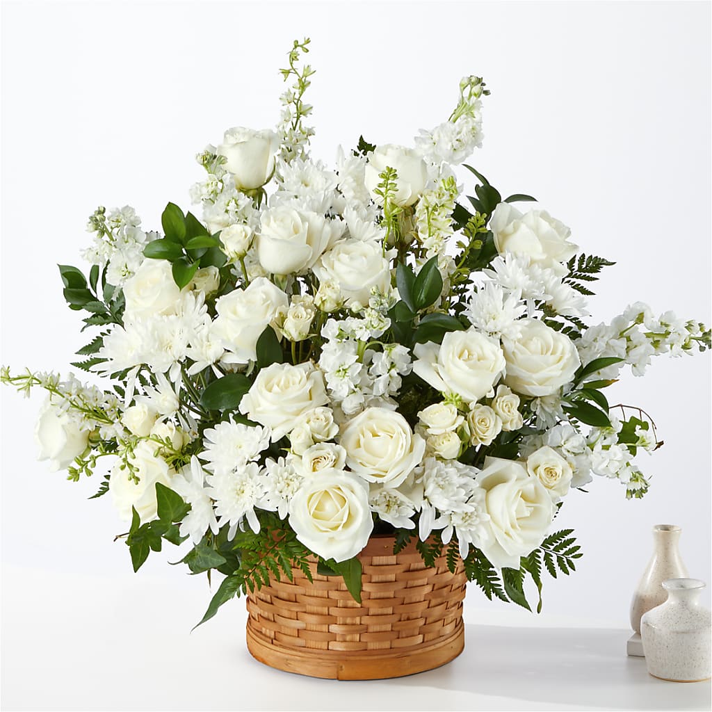 Heartfelt Condolences Arrangement – Unique Flowers And Wedding, Miami FL