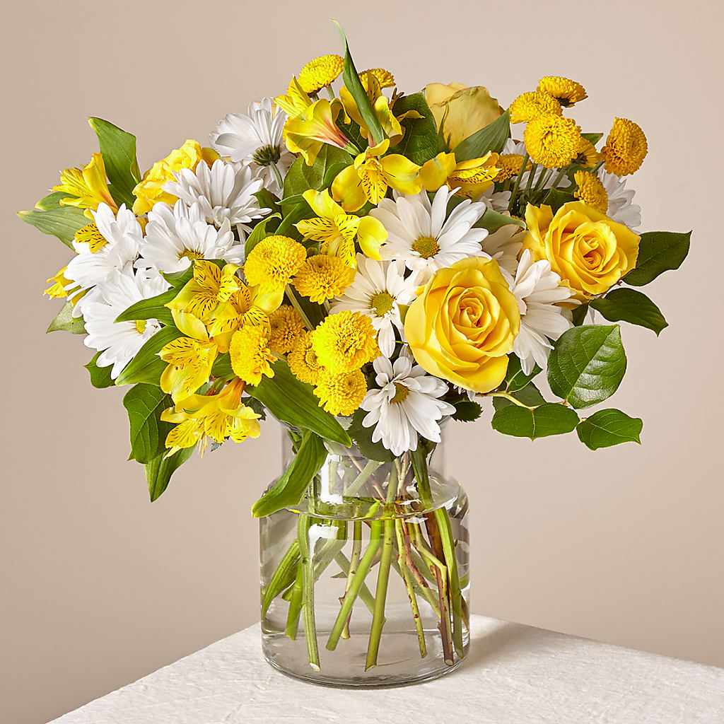 Sunny Sentiments Bouquet – Unique Flowers And Wedding, Miami FL