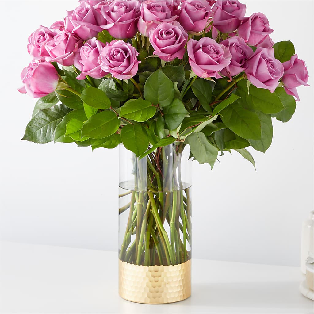 Secret Admirer Lavender Rose Bouquet – Unique Flowers And Wedding, Miami FL
