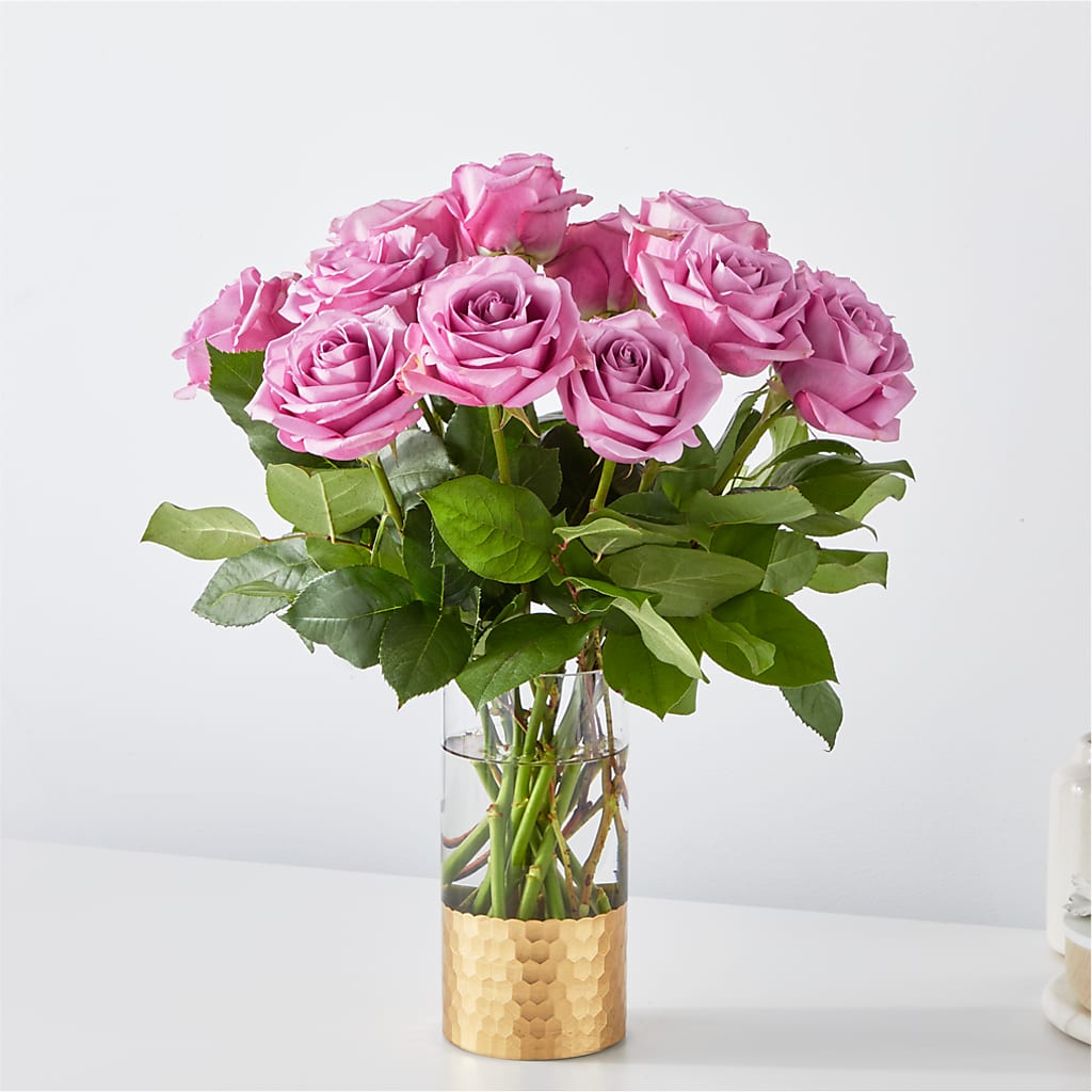 Secret Admirer Lavender Rose Bouquet – Unique Flowers And Wedding, Miami FL